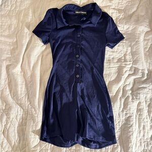 Sofia’s Choice Button Front Collar Romper, Short Sleeve Bodycon Romper size XS